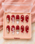 Ruby Star Blossom Press-On Nails