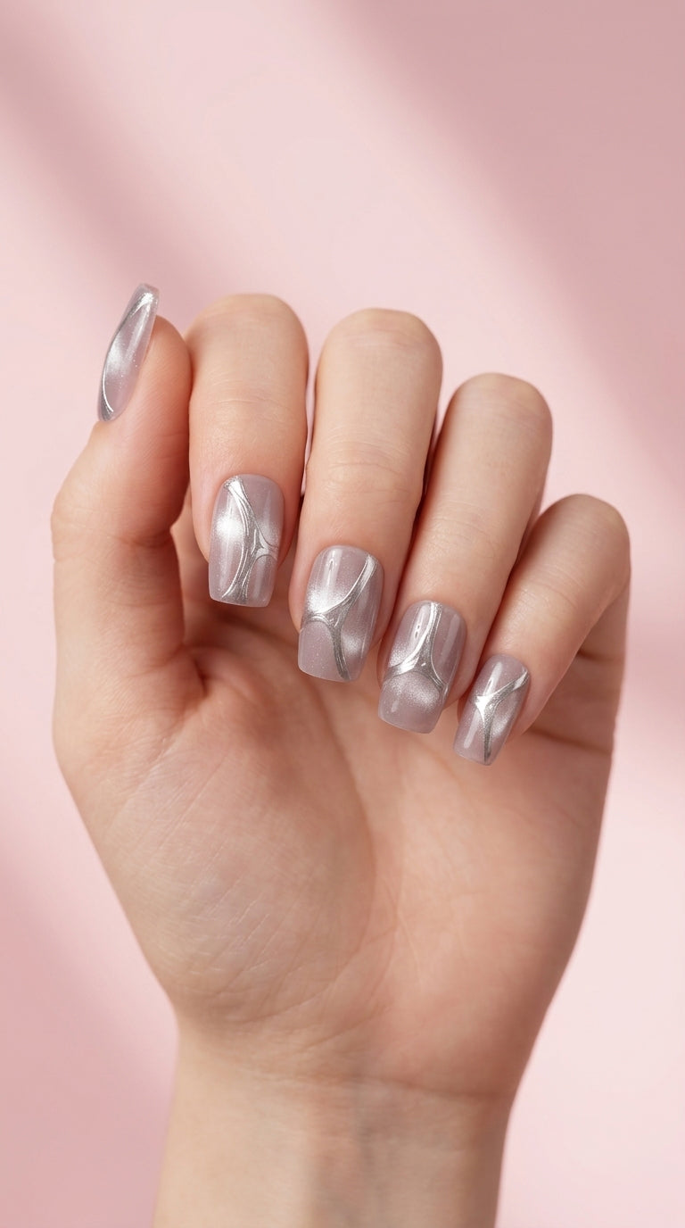 I See U press-on nails - worn on hand