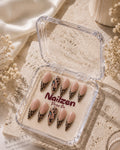 Golden Leopard Print Press-On Nails