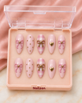 Sweetheart Bows Press-On Nails