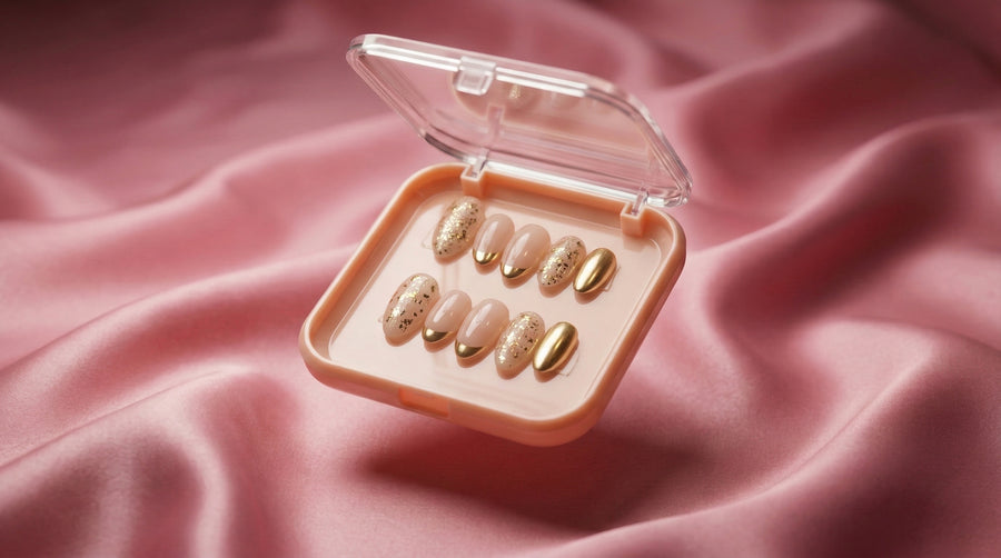 Naked Gold nail polish - bottle product photo