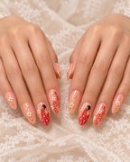Peach Henna Blush worn