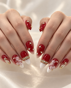 Ruby Star Blossom worn