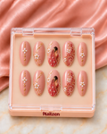 Peach Henna Blush Press-On Nails