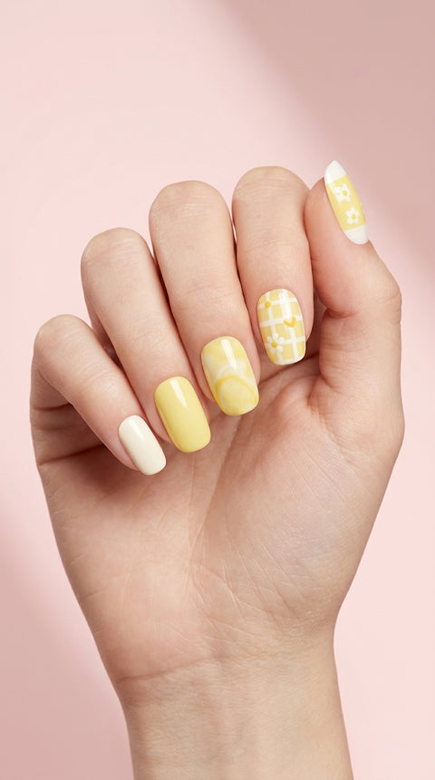 Creamy Citrus Press-On Nails