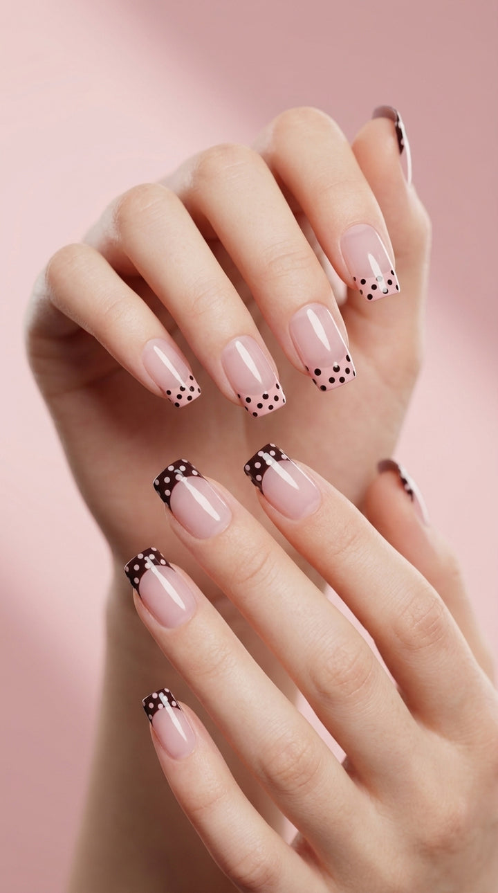 Polka Kiss Nails