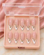 Golden Wing French press-on nails box