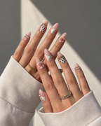 Berry Blush Charm press-on nails