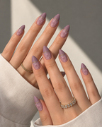 Golden Nude press-on nails