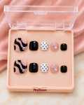 Mono Swirl Press-On Nails