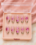 Pink Tulip press-on nails