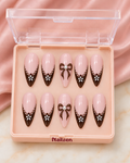 Cocoa Lace Press-On Nails