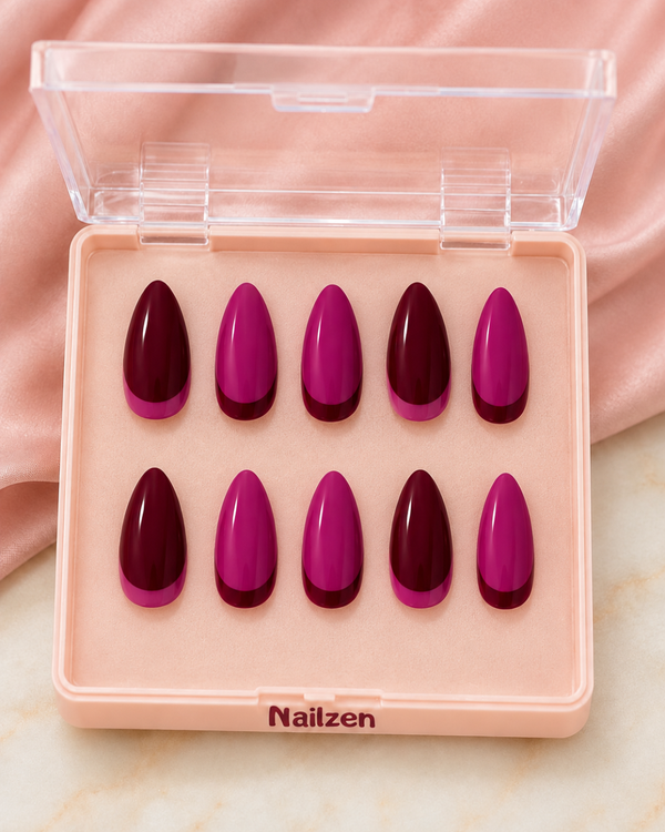Pop Candy - Magenta Gloss Press-On Nails